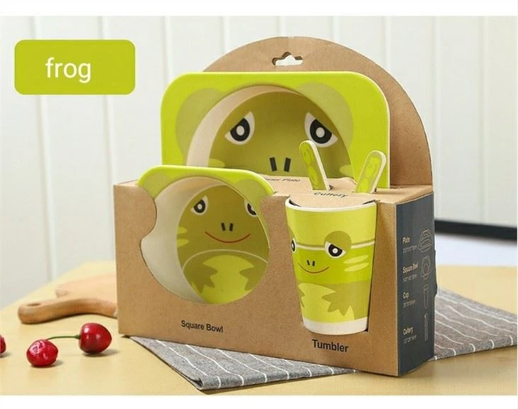 Bamboo Children Dinnerware Set